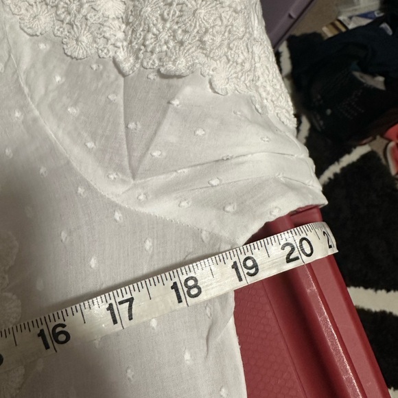 NWT Sundance Floral Eyelet Embroidered Blouse Top Buttondown Cotton S 283108 - Picture 4 of 6